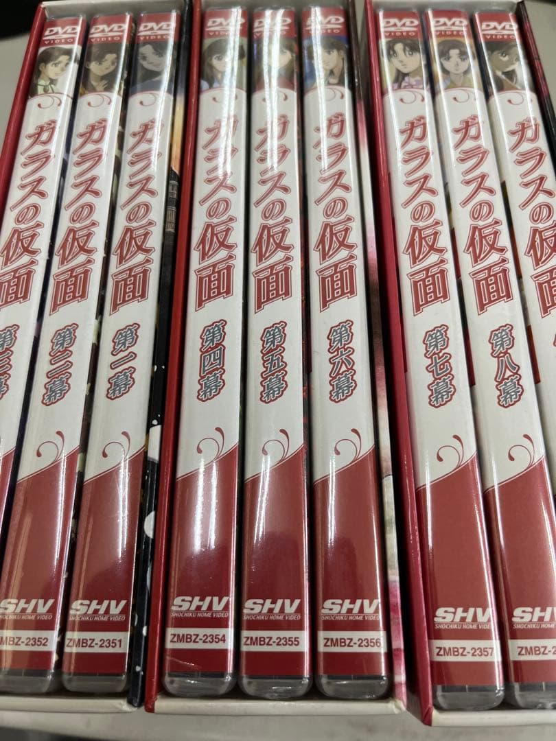 DVD ガラスの仮面 1章から3章 未開封dvdセット