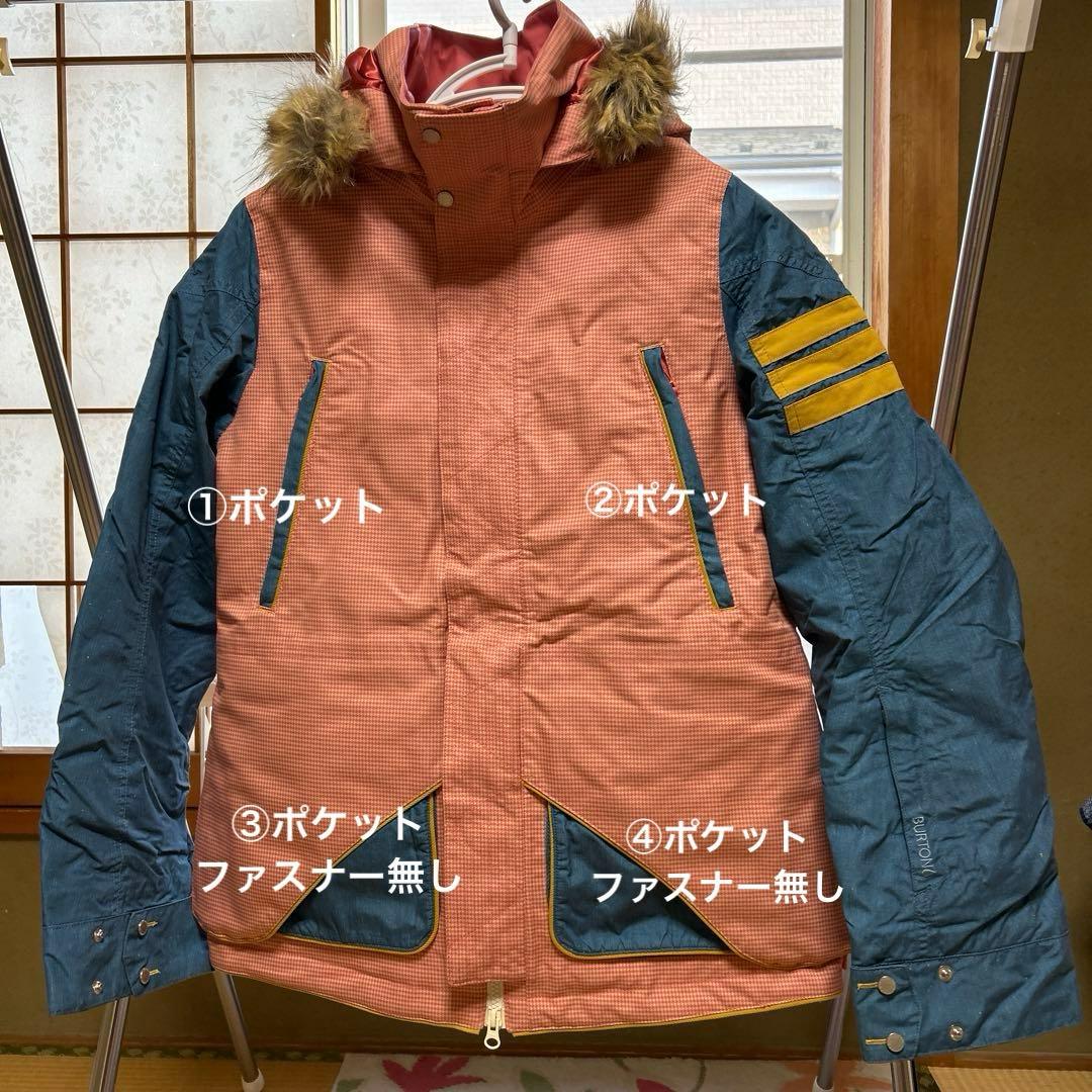 スキーウェア上下 女性用 Burton上着 kissmarkパンツ スノボー