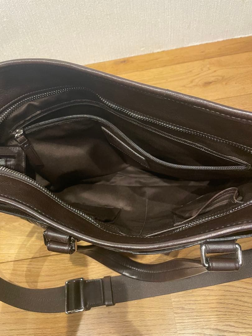 COACH ダークブラウン ビジネスバッグ