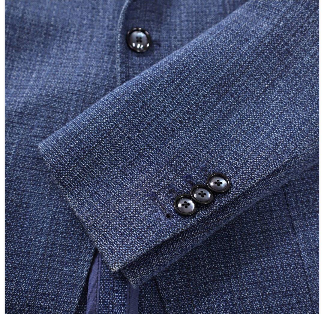 【値下げ依頼対応しました】タリアトーレ 44　ダークブルー シングルジャケット