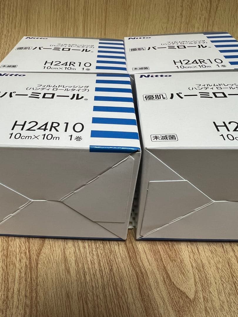 ニトムズ 優肌パーミロール ハンディーロール H24R10×4箱