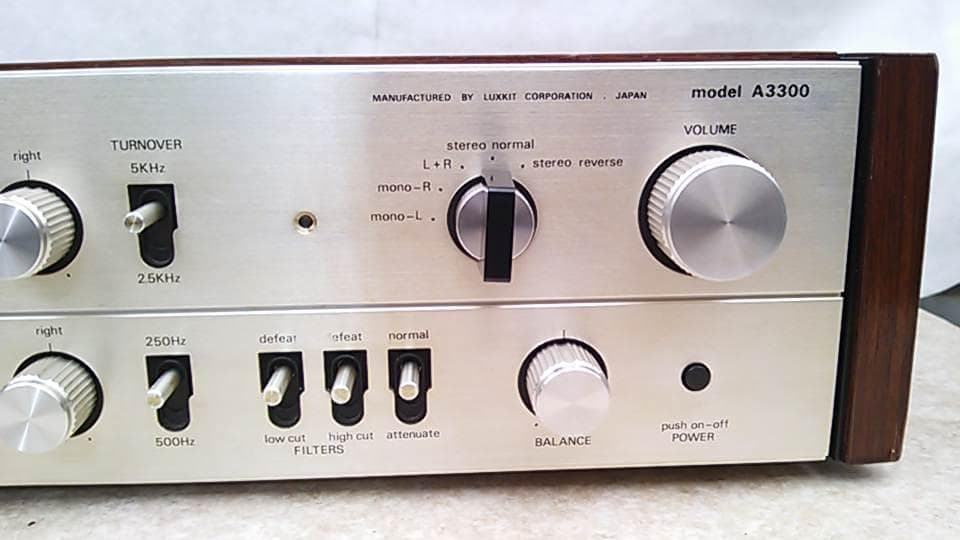 山﨑 美品 LUXMAN A3300 プリアンプ
