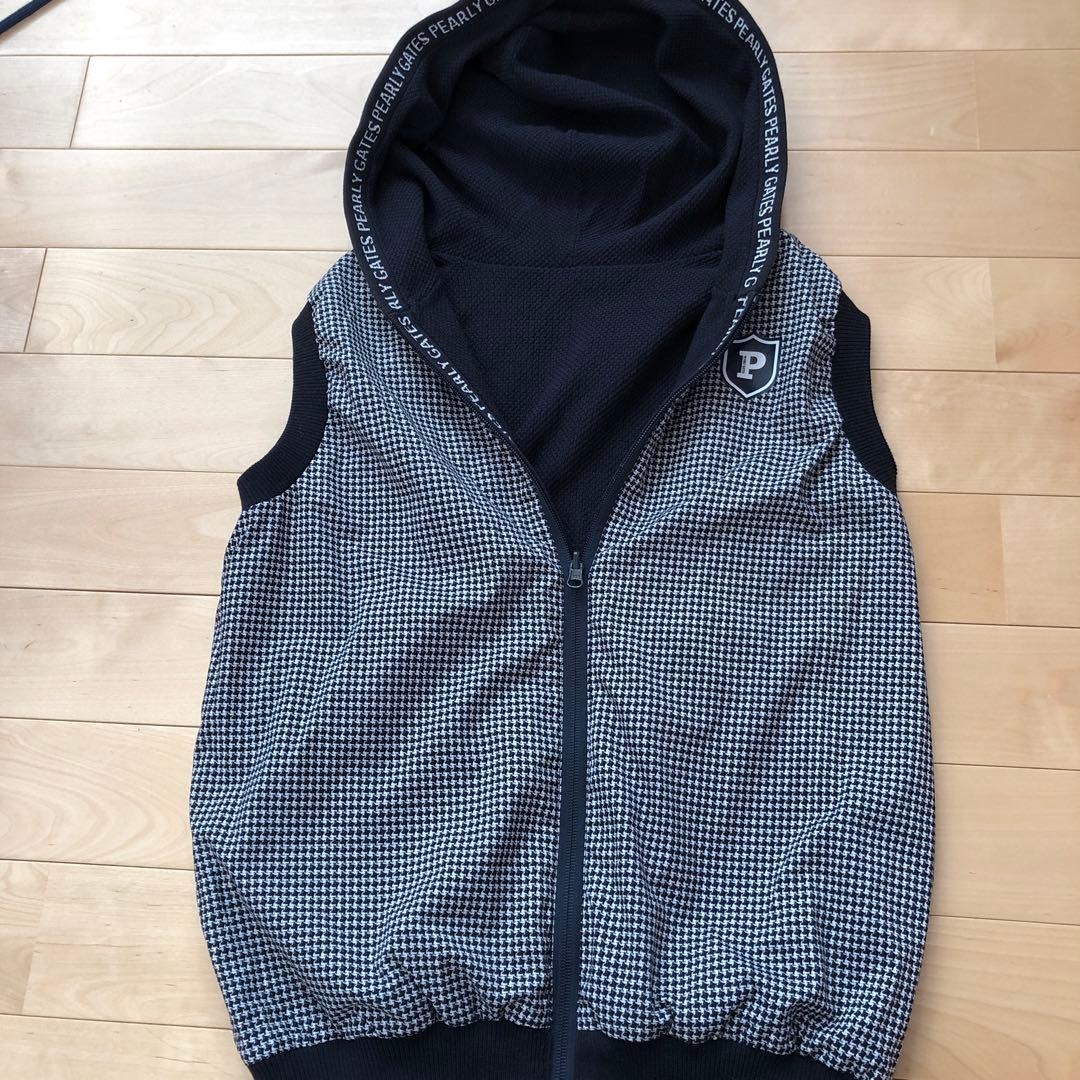 PEARLY GATES リバーシブル フード付きパーカー2 バイザーセット