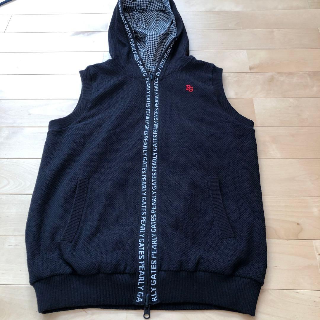 PEARLY GATES リバーシブル フード付きパーカー2 バイザーセット