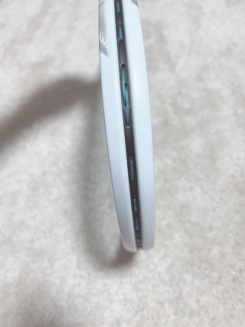 ソフトテニス　ラケット　ナノフォース8v ホワイト