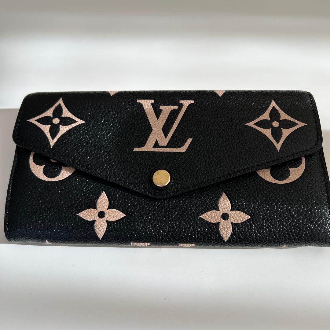 ルイヴィトン ポルトフォイユ サラ モノグラム アンプラント　財布
