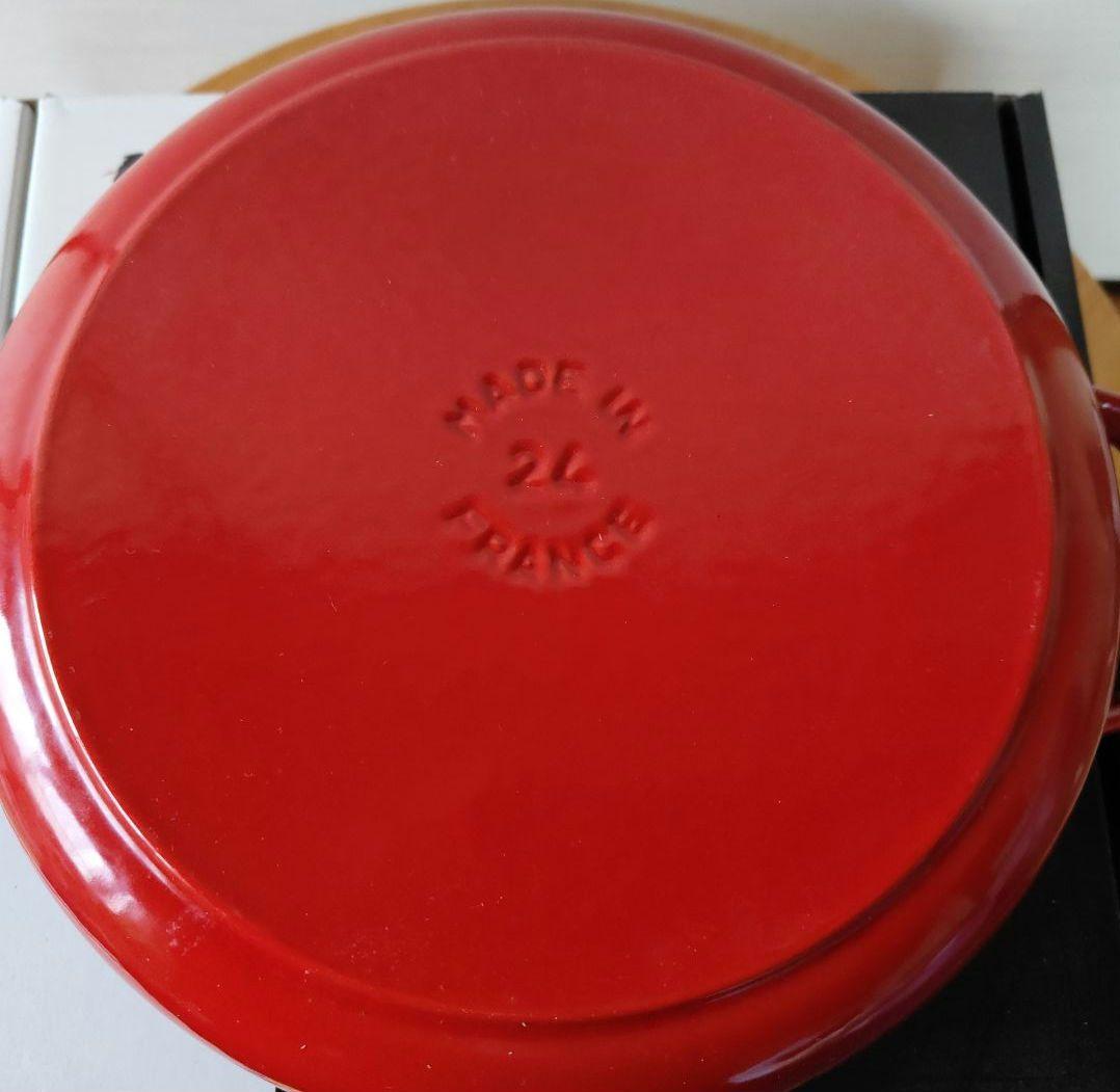 staub ブレイザー　ソテーパン 24cm チェリー