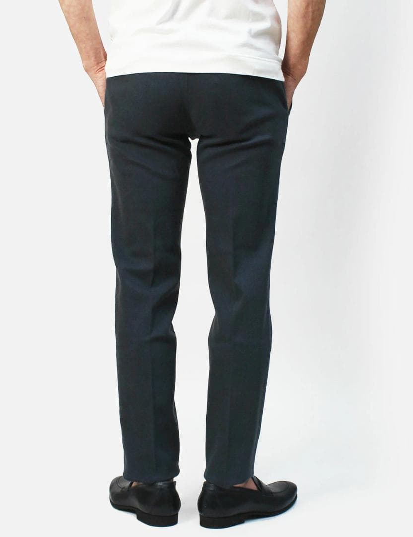 美品 定価4.4万 PT01 コットン ドレスチノ スラックス ネイビー 48