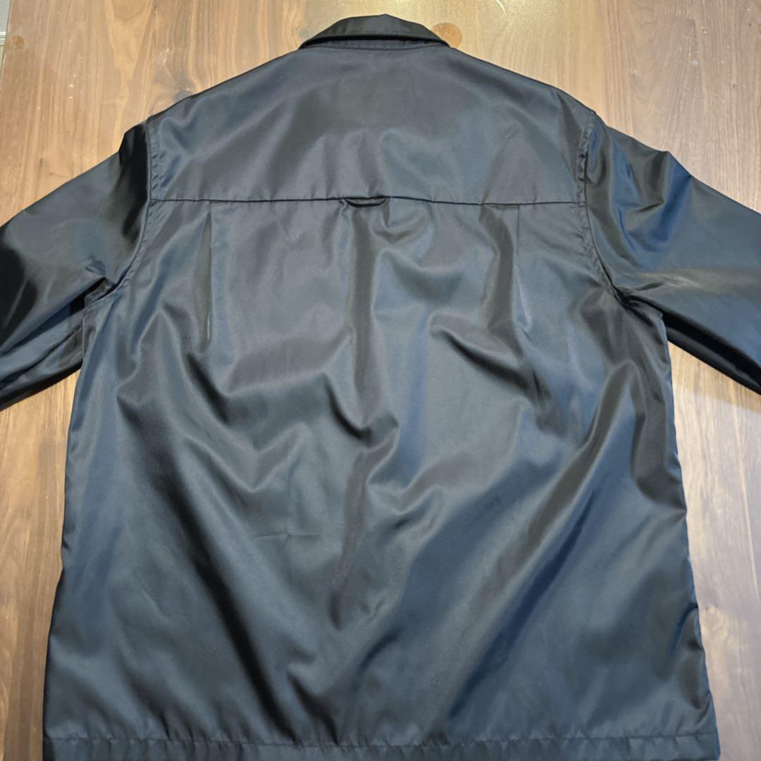 美品　PRADA Re-Nylon シャツ　三角ロゴ　L 黒