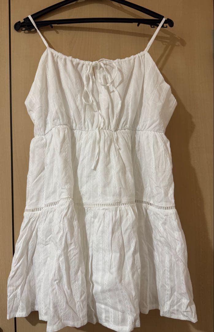 8日限定値下げ！コットンレースキャミワンピ　エムライン　mline