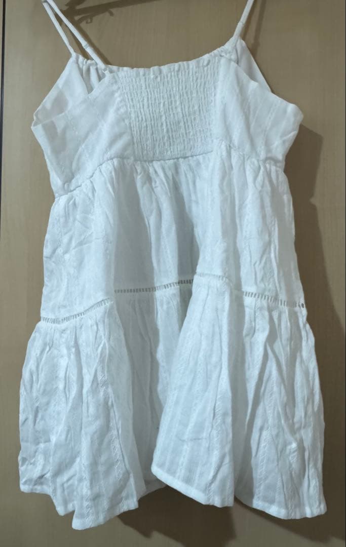 8日限定値下げ！コットンレースキャミワンピ　エムライン　mline