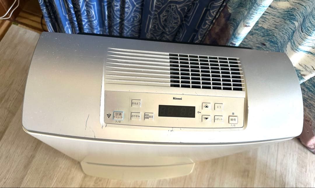 リンナイ空気清浄機+イオン運転機能付ガスファンヒーターRC-T580ACP