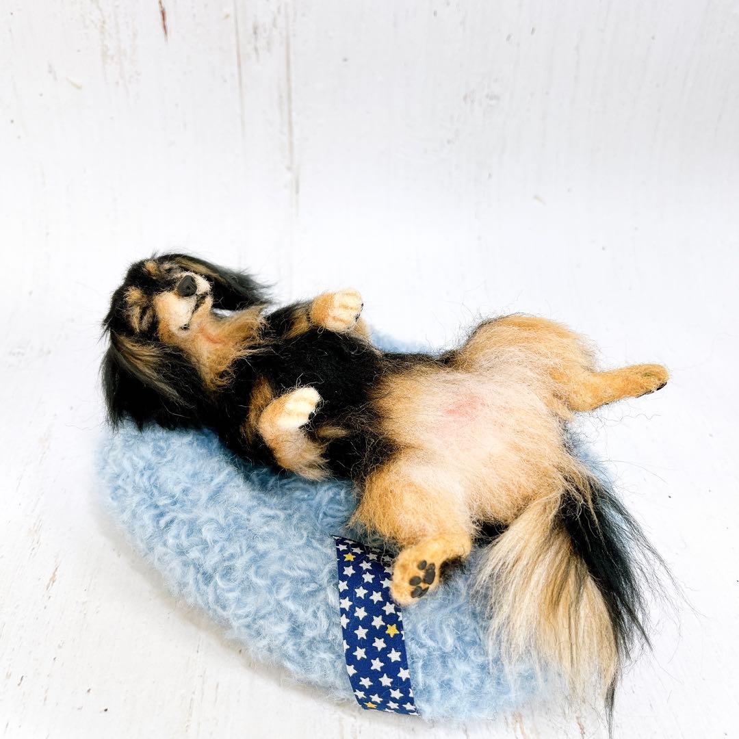 羊毛フェルト犬 ミニチュアダックス