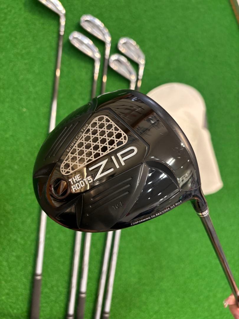 ルーツゴルフ　ZIP ドライバー アイアンセット