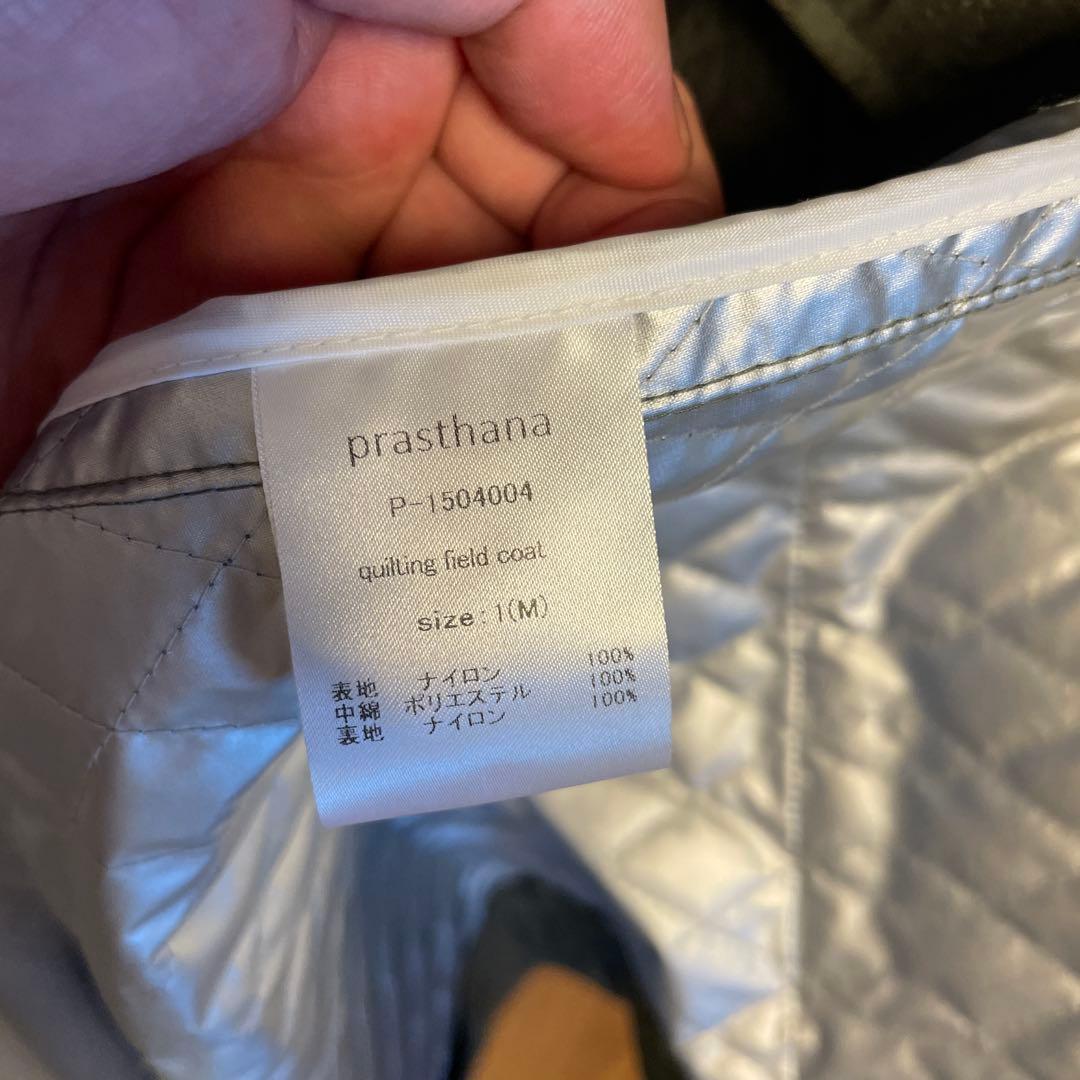 prasthanaプラスターナquilting field coatキルティング