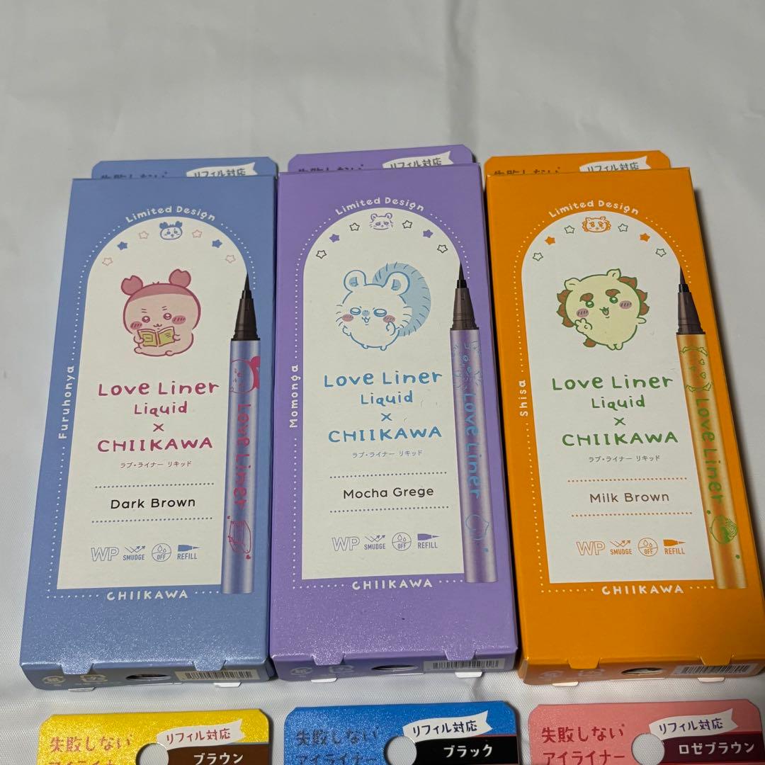 ちいかわ ラブライナーリキッドアイライナー 6種セット　全種