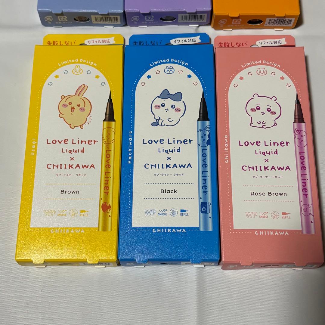ちいかわ ラブライナーリキッドアイライナー 6種セット　全種