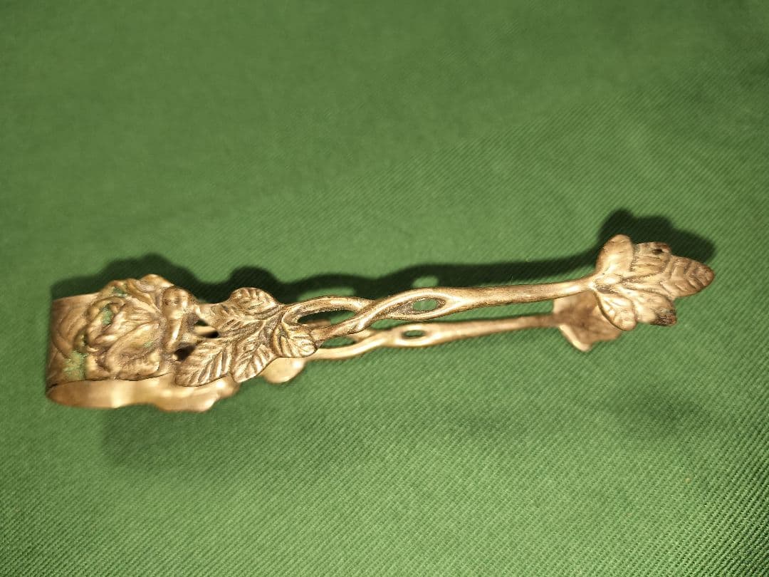 シルバー　アンティーク　シュガートング　銀　ドイツ