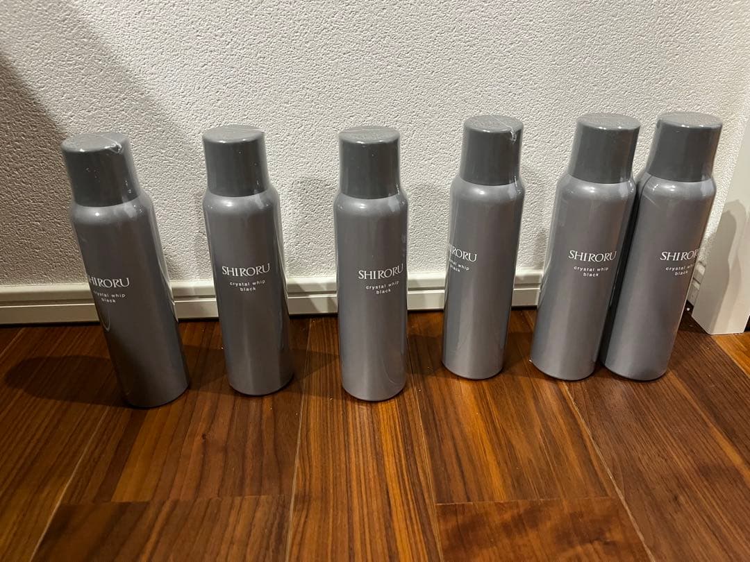 新品　SHIRORU クリスタルホイップブラック 120ml 6本セット