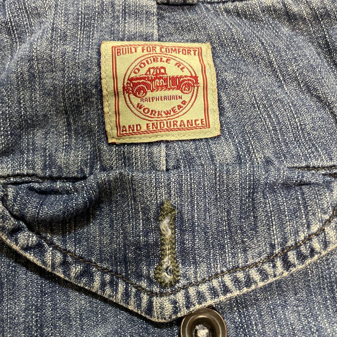 Double RL Ralph Lauren デニムショートパンツ