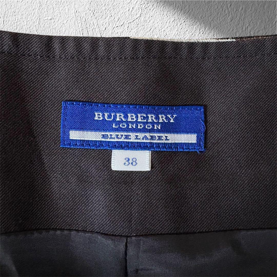 パンツ BURBERRY BLUE LABEL wool short pants y2k