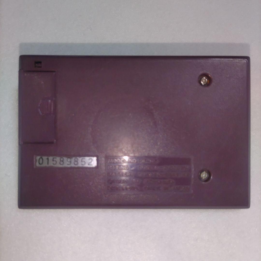 ゲーム＆ウォッチ シルバー　ジャッジ後期版 パープル