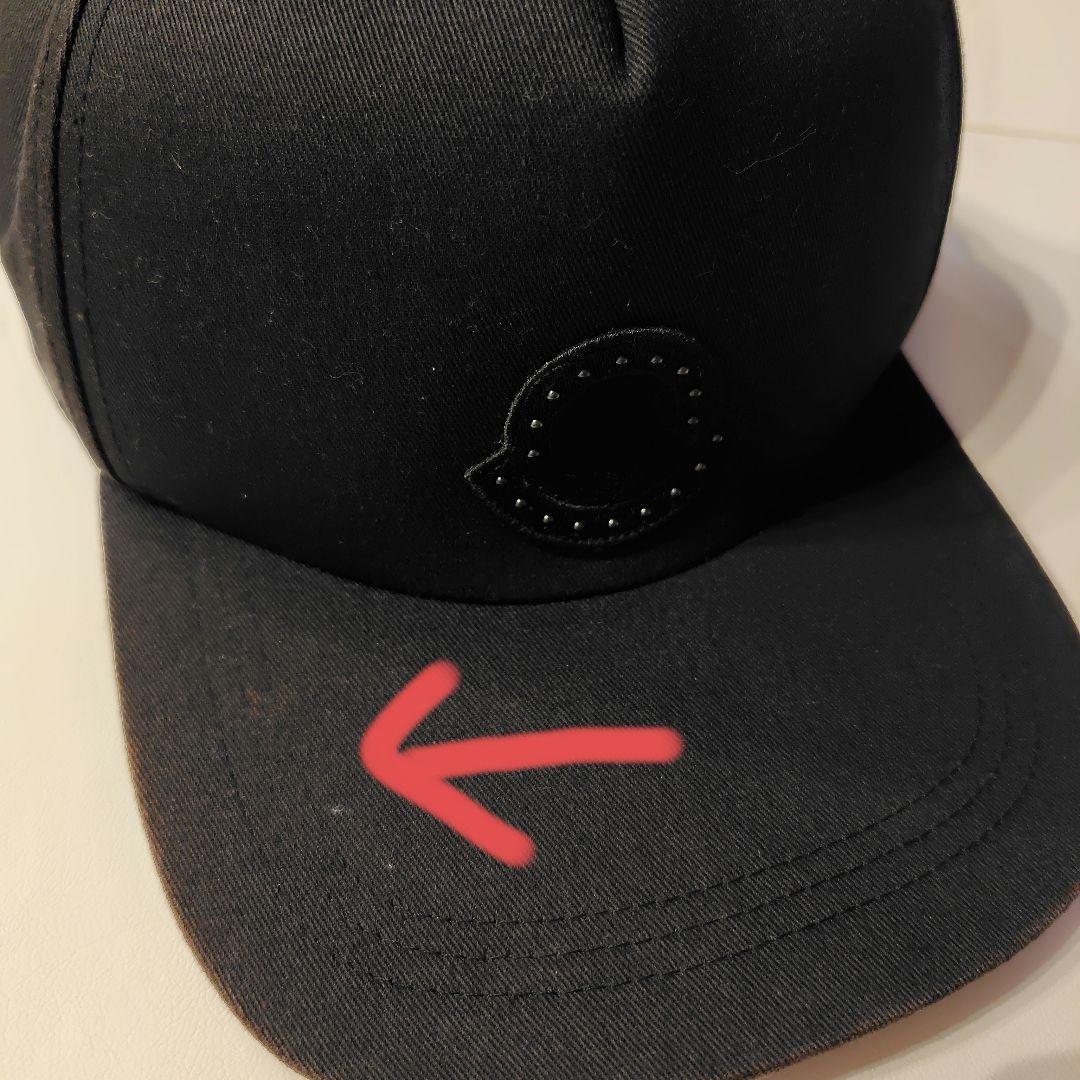 MONCLER　モンクレール　キャップ 　黒　ブラック　状態よくご確認ください