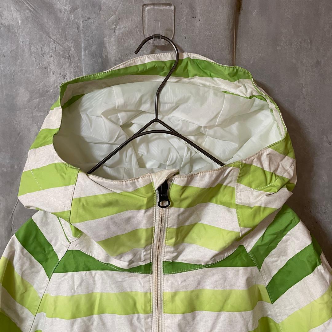 Burtonバートンスキーウェアスノーボードジャケットパーカーフードボーダー白緑