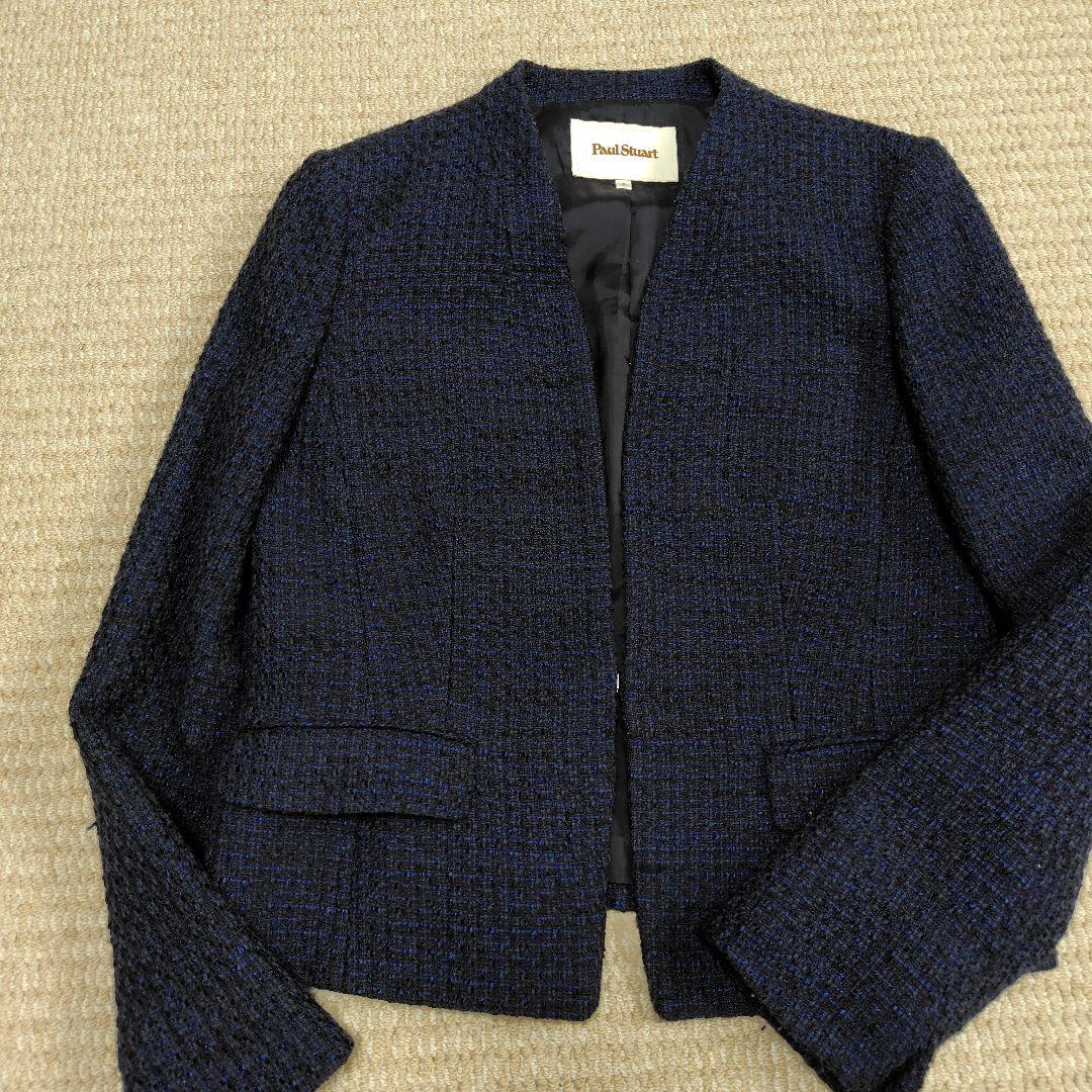 Paul Stuart セットアップスーツ 紺 8 上品 フォーマル セレモニー