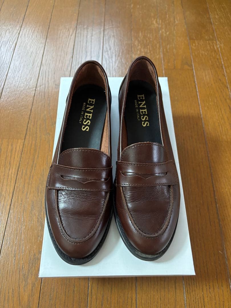 ENESS ローファー ブラウン