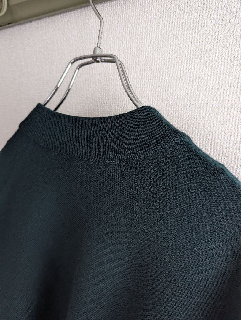 【美品】ENFOLD タック変形　ニットベスト　深緑