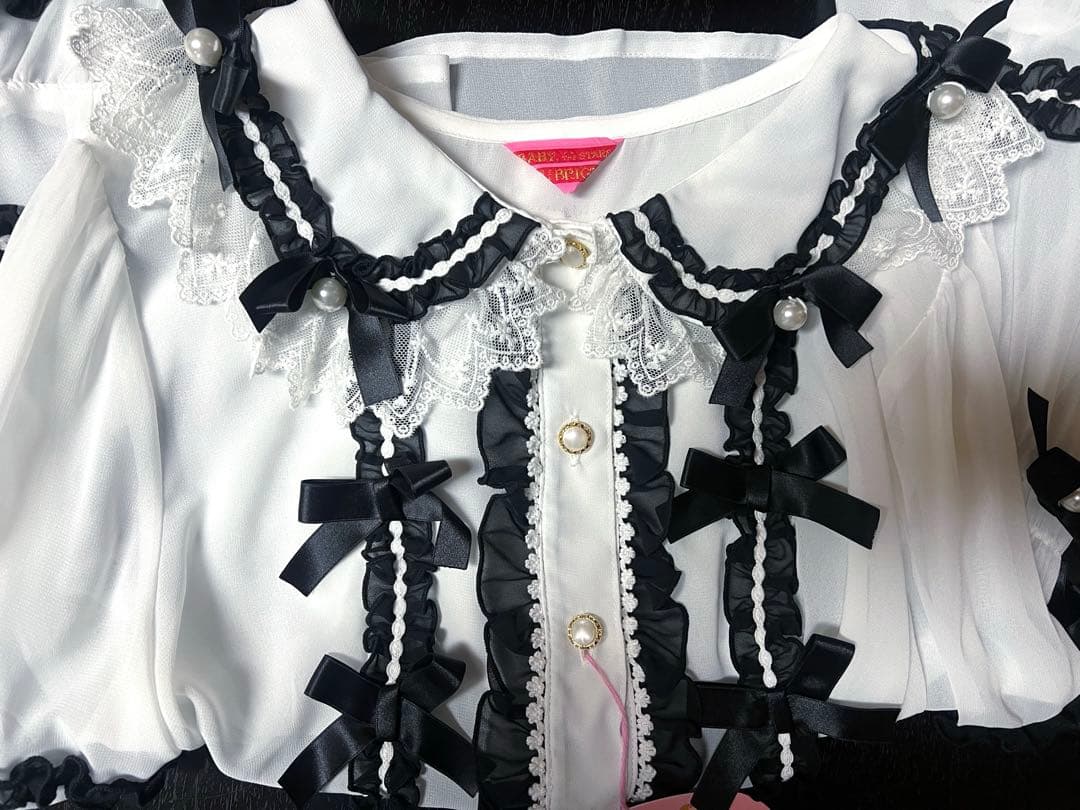 再お値下げ♪新品未使用タグ付BABY♡Milky sugar pearlブラウス