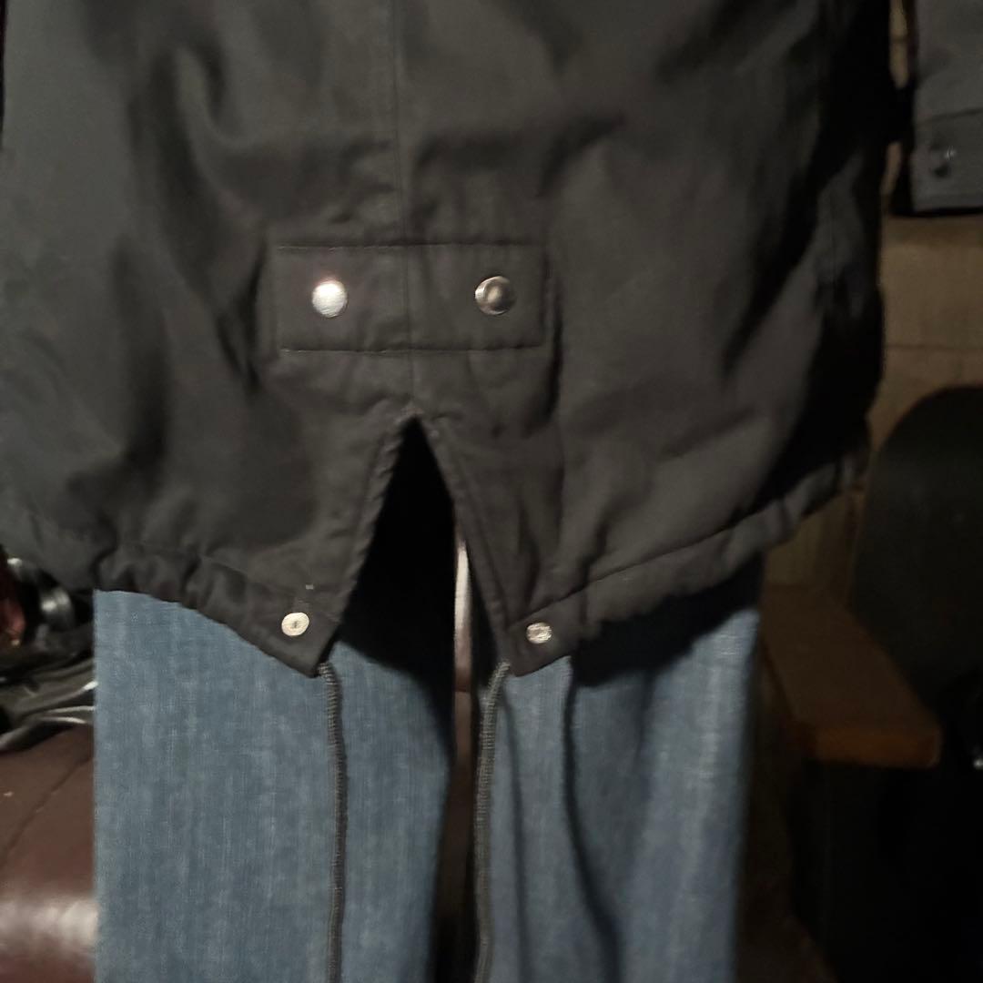 ダークコア　グランジ　モッズコート　y2k 平成　お兄系　ファー　ダブルジップ