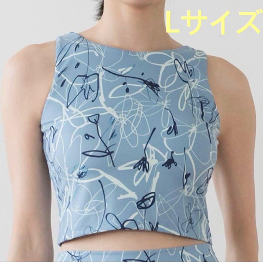 ひまわり sukalaリボンフラワープリント ブラトップ☆Tシャツ