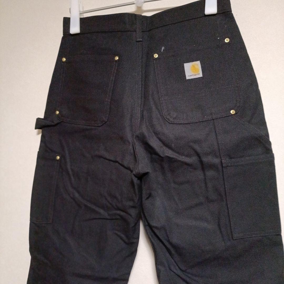 2/6出品終了　美品　カーハート　ダブルニーパンツ　ブラック　メキシコ製