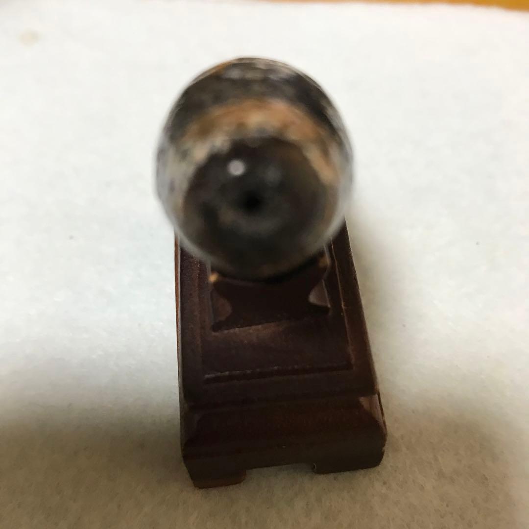 超激レア珍品‼︎ 古代老礦石　龍紋　たまご型閃電五眼天珠　フジヤマ