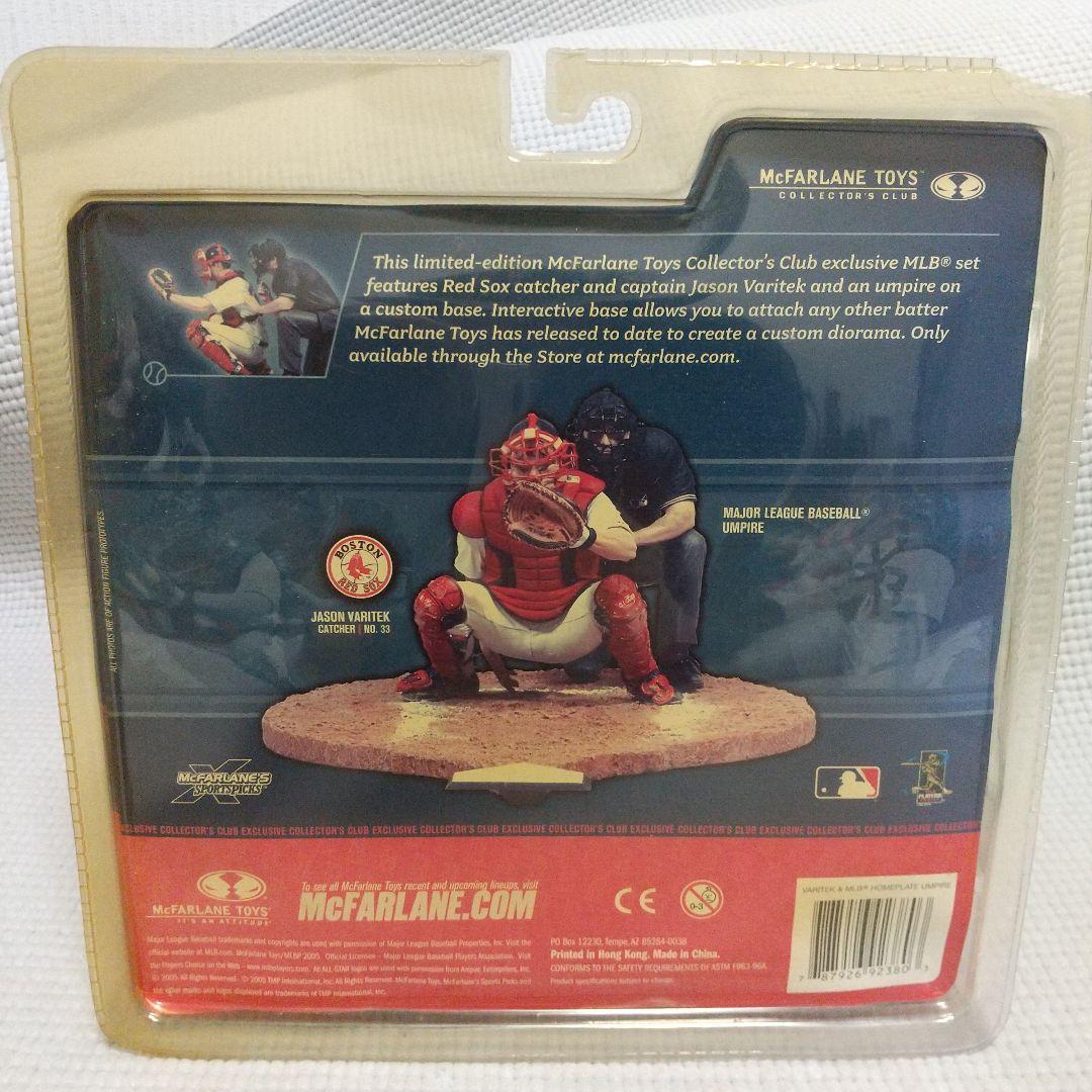 激レア MLB ジェイソン・バリテック＆審判 レッドソックス McFarlane