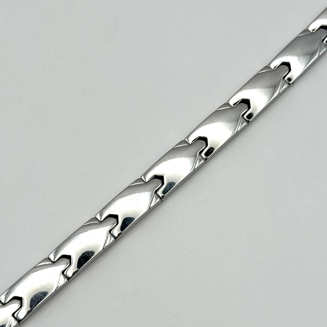 サングリエヨシミ 健康ブレスレット ゲルマニウム チタン シルバーカラー L