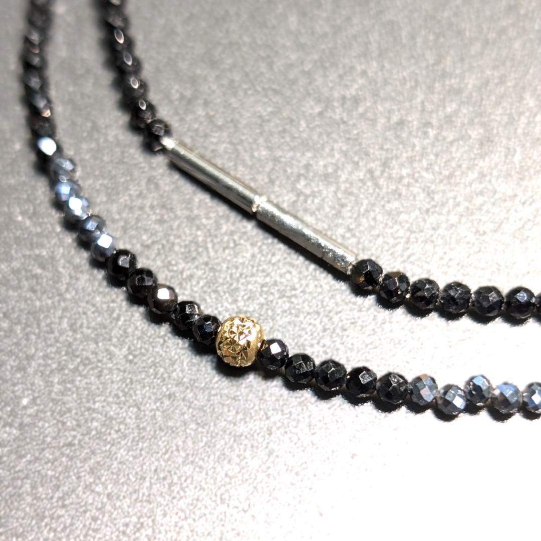 【完全限定】K18ゴールドが彩る、癒しと守護のテラヘルツ×スピネル ネックレス