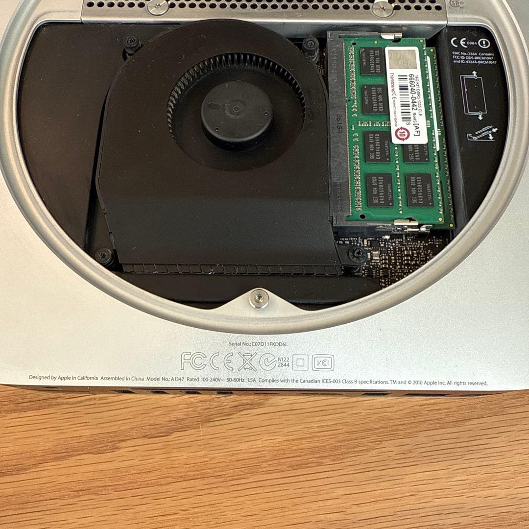 Mac mini Mid 2010 メモリ16GB/SSD250GB換装済み