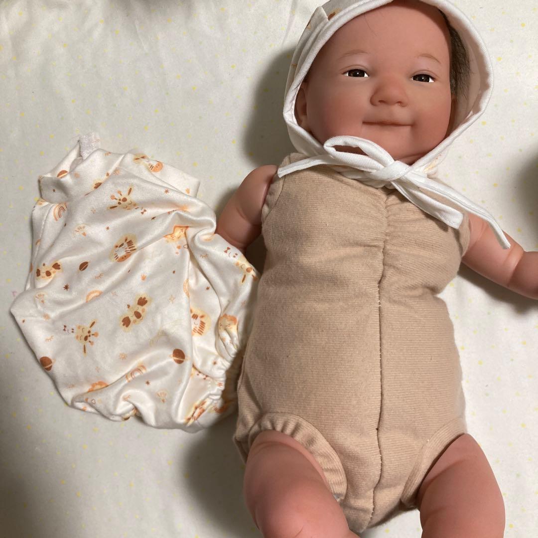 赤ちゃん　お人形　笑顔　リボーンドール　低体重児　小さめ　reborn doll