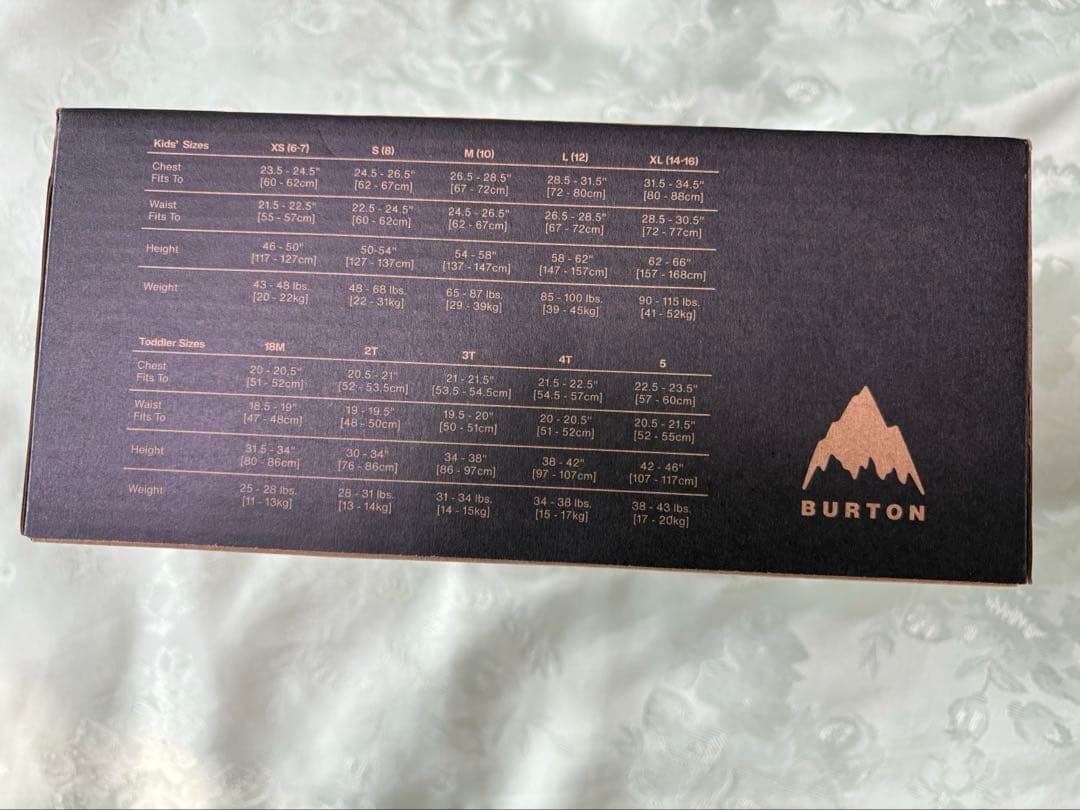 新品　BURTON バートン　スノーボード キッズグロムバインディング　白