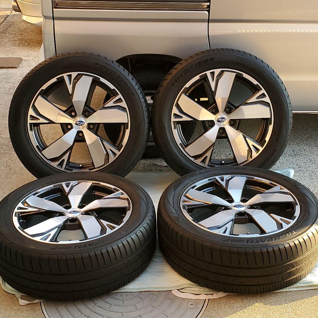 シンさん①❗フォレスターSKEアドバンス❗純正アルミ❗225/55R18❗