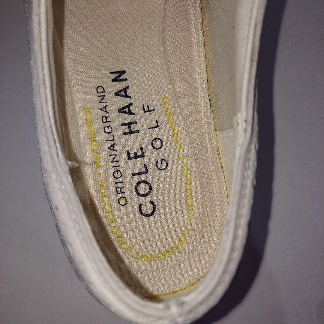 ☆極美品☆COLE HAAN ウィングチップ ゴルフシューズ グレー8B