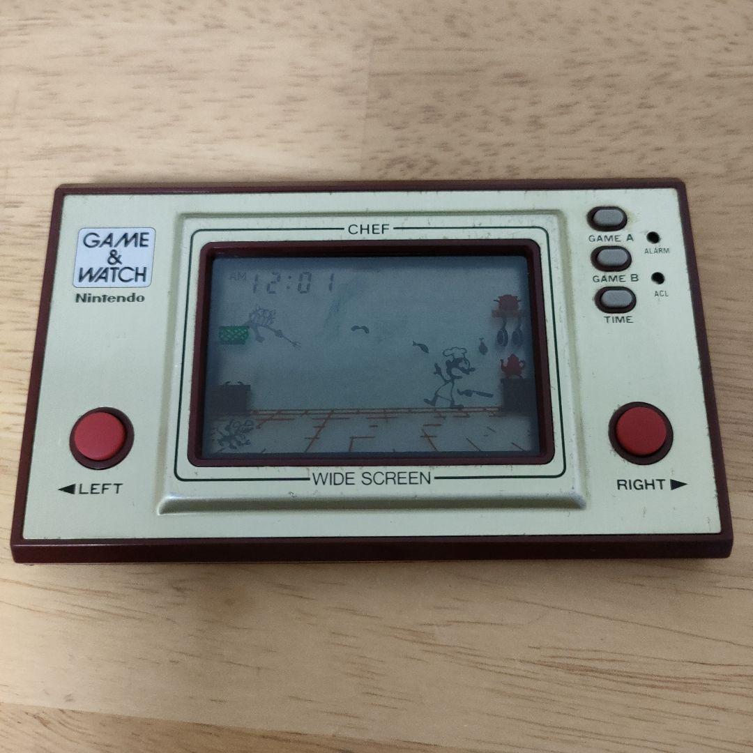 ゲームアンドウォッチ　シェフ　任天堂　ニンテンドー　Nintendo　メンテ済み