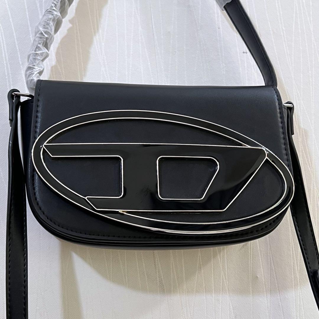 未使用 DIESEL ブラック ショルダーバッグ