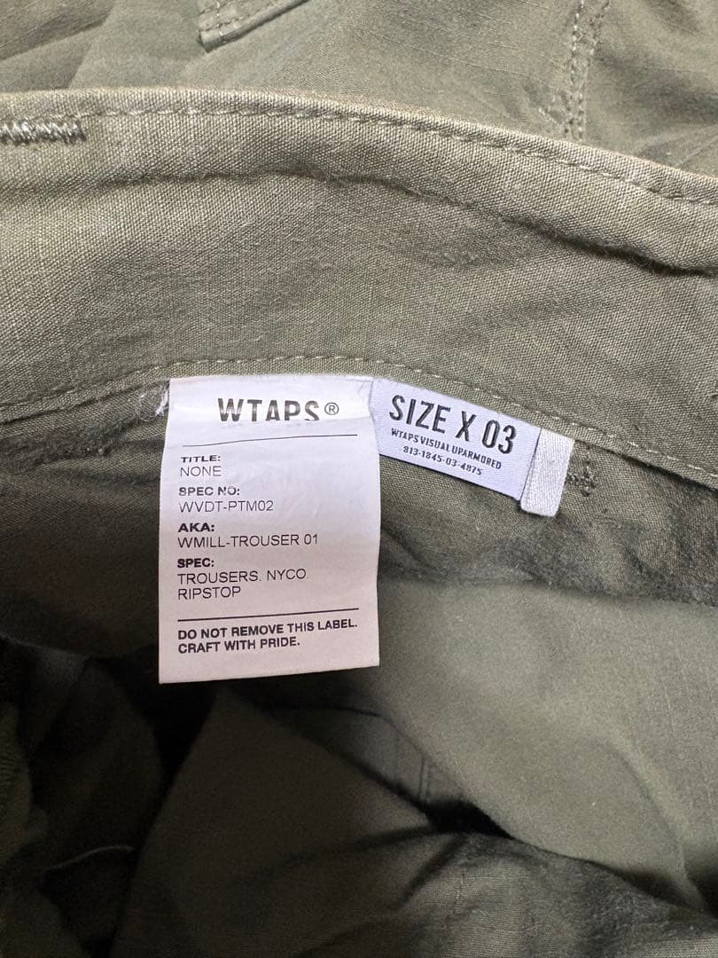 wtaps カーゴパンツ 03 L オーブドラブ