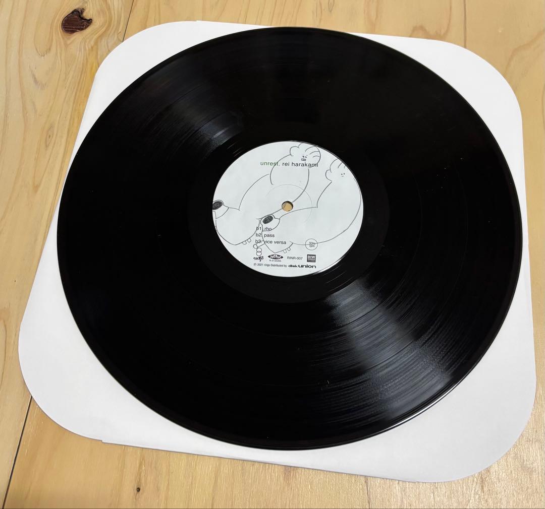 rei harakami unrest 12インチレコード2枚組
