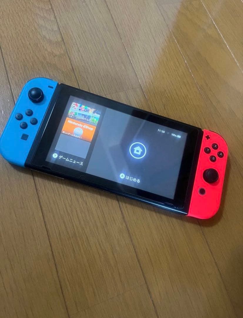ツ*ヨ様 Nintendo Switch 本体 青/赤 Joy-Con 箱無し