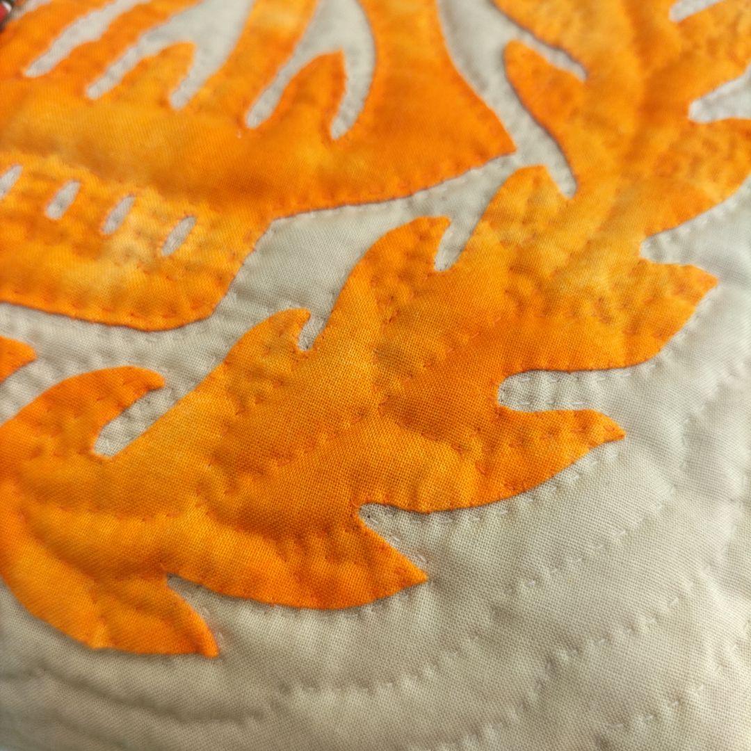 ハワイアンキルト　トートバッグ　ハンドメイド